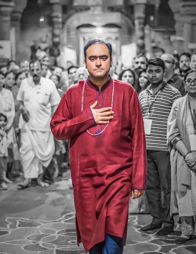 Guruji in temple